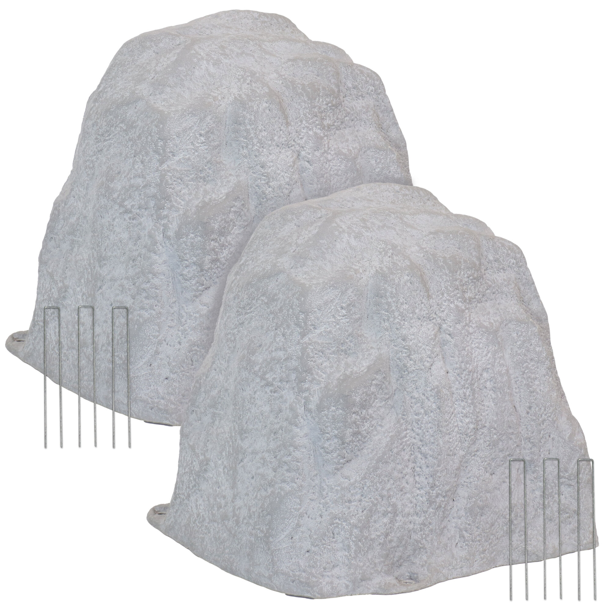 Sunnydaze Decor, Polyresin Landscape Rock - Gray - 2pk, Model# DG-645-COMBO-2PK